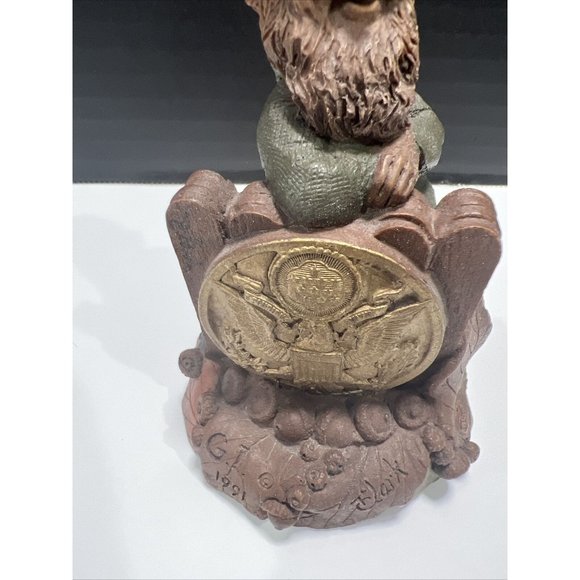 Tim Wolfe/Tom Clark "Leatherneck" Gnome Military Fig 1991  #20 Physically signed - Picture 3 of 8